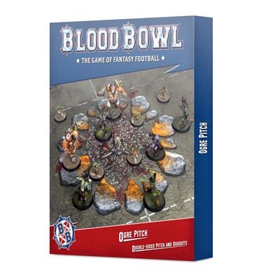 BLOOD BOWL OGRE TEAM PITCH & DUGOUTS | 5011921157914 | GAMES WORKSHOP