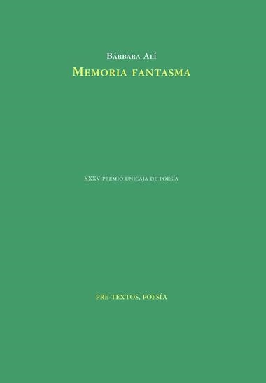 Memoria fantasma | 9788418935176 | Barbara Alí