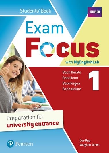 EXAM FOCUS 1 STUDENT'S BOOK PRINT & DIGITAL INTERACTIVESTUDENT'S BOOK - MYENGLIS | 9788420573830 | SUE KAY & VAUGHAN JONES