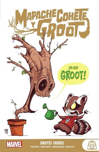 MARVEL YOUNG ADULTS MAPACHE COHETE Y GROOT 01 BROTES VERDES | 9788411010108 | MICHAEL WALSH