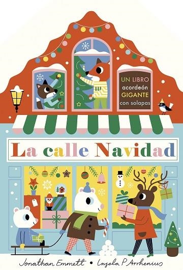 La calle Navidad Libro acordeón | 9788408243090 | Ingela P. Arrhenius & Jonathan Emmett