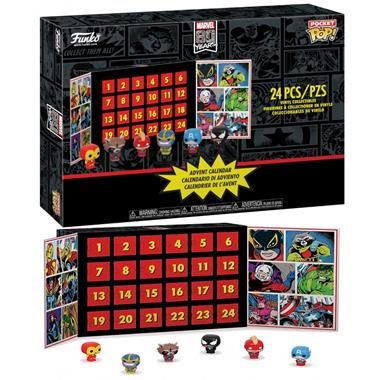 MARVEL 80 YEARS ADVENT CALENDAR 24 PCS | 889698427524 | POKET POP