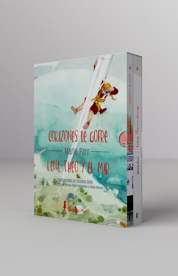Corazones de gofre & Lena, Theo y el mar | 9788418930331 | MARIA PARR