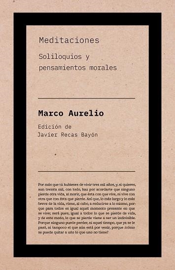 MEDITACIONES | 9788418546426 | MARCO AURELIO