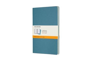 SET DE 3 LLIBRETES RATLLADES LARGE BLAU CLAR | 8058647629599 | MOLESKINE