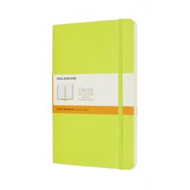 LLIBRETA RATLLADA TAPA TOVA LARGE VERD LLIMONA | 8056420850994 | MOLESKINE