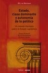 Estado, clase dominante y autonomía de lo político | 9788412329049 | LACLAU & MILIBAND