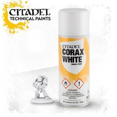 CORAX WHITE SPRAY PAINT (UK/ROW) (6-PK) | 99209999089063 | GAMES WORKSHOP