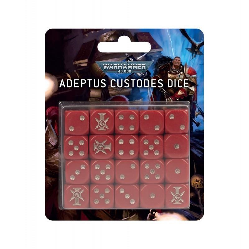 WARHAMMER 40000: ADEPTUS CUSTODES DICE | 5011921165261 | GAMES WORKSHOP