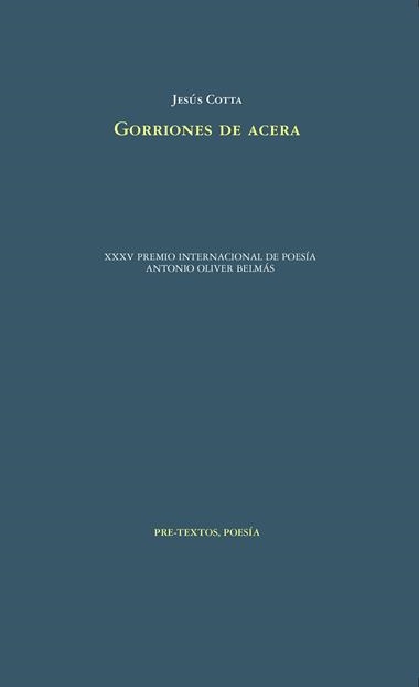 Gorriones de acera | 9788418935404 | Jesús Cotta