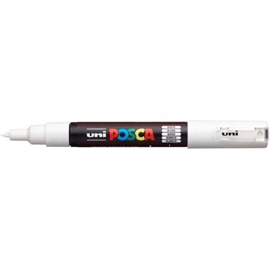 POSCA PC-1M WHITE BULLET SHAPED | 4902778653951 | UNI POSCA