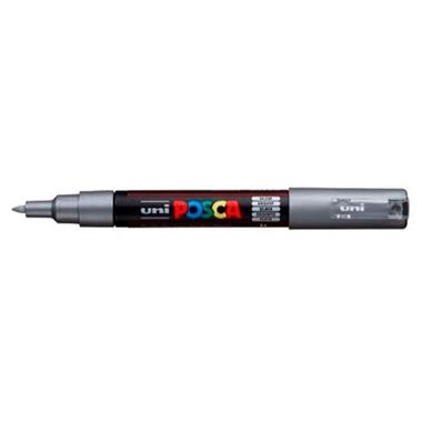 POSCA PC-1M SILVER BULLET SHAPED | 4902778665824 | UNI POSCA