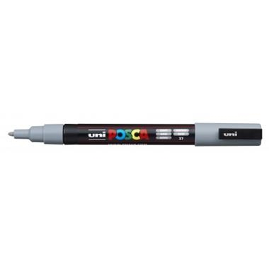 POSCA PC-3M GREY BULLET SHAPED | 4902778915905 | UNI POSCA