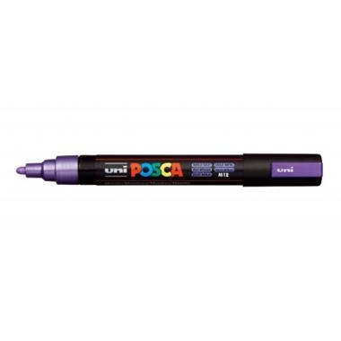 POSCA PC-5M METALLIC VIOLET BULLET SHAPED | 4902778113592 | UNI POSCA