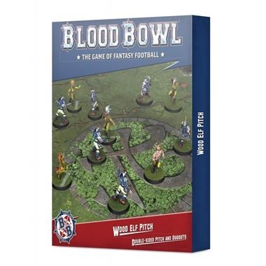 BLOOD BOWL WOOD ELF PITCH & DUGOUT | 5011921165759 | GAMES WORKSHOP