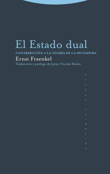 El Estado dual | 9788413640617 | ERNST FRAENKEL