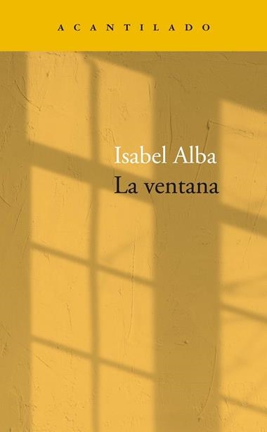 La ventana | 9788418370915 | Isabel Alba Rico
