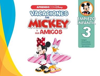 CUADERNO DE VACACIONES MICKEY 3 AÑOS | 9788418039553 | DISNEY