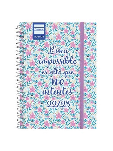 AGENDA DIN A6 2022-2023 SV L'ÚNIC IMPOSSIBLE ES ALLÓ QUE NO INTENTES | 8422952338291 | FINOCAM