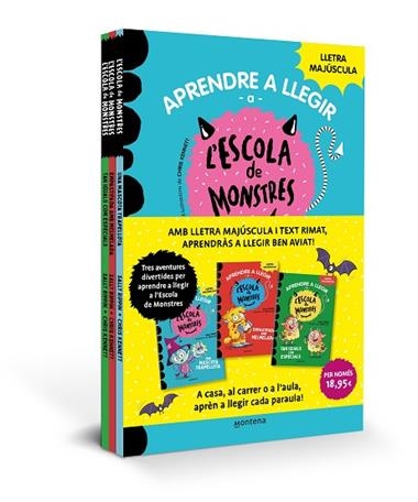APRENDRE A LLEGIR A L'ESCOLA DE MONSTRES PACK 01 02 03 | 9788419169990 | SALLY RIPPIN & JULIA COT