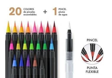 21 RETOLADORS PUNTA PINZELL WATERCOLOR BRUSH | 8431234180848 | ARTIST