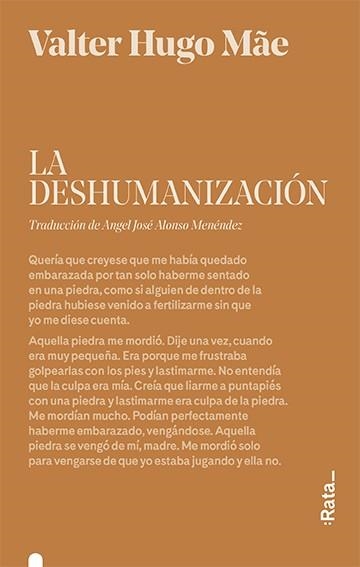 La deshumanización | 9788416738489 | Valter Hugo Mãe