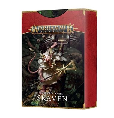 WARSCROLL CARDS: SKAVEN (ENGLISH) | 5011921175017 | GAMES WORKSHOP