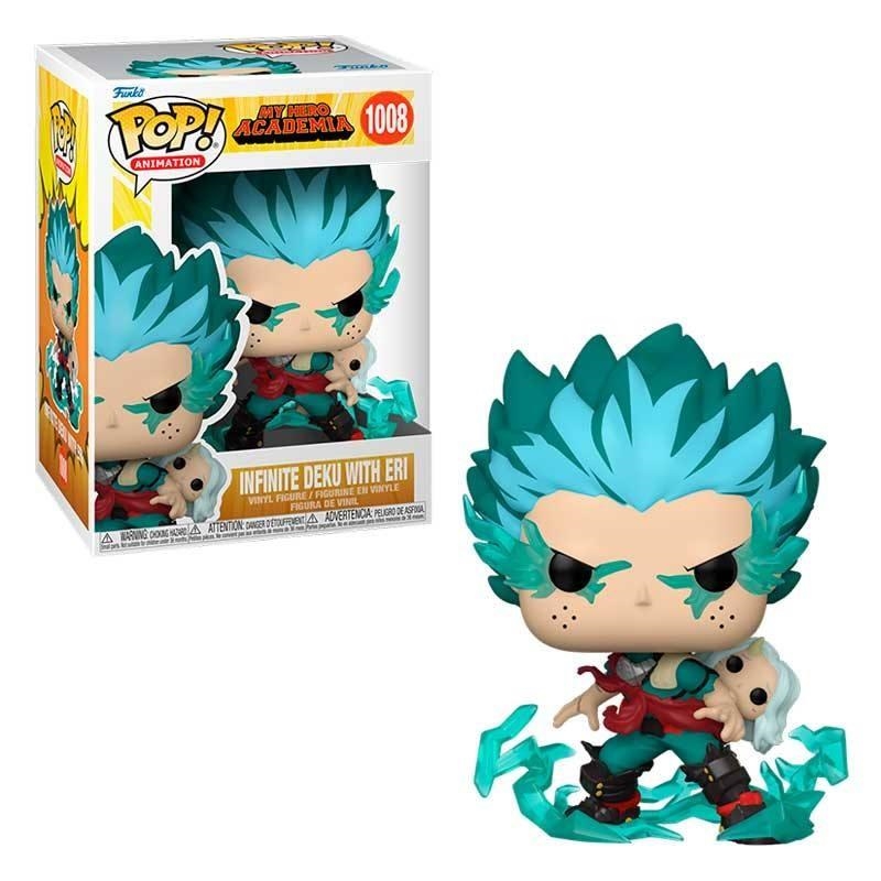 MY HERO ACADEMIA 1008 INFINITE DEKU WITH ERI FIGURA DE VINIL | 889698519335 | FUNKO