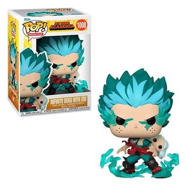 MY HERO ACADEMIA 1008 INFINITE DEKU WITH ERI FIGURA DE VINIL | 889698519335 | FUNKO