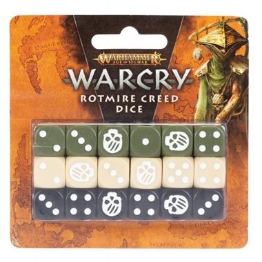 WARCRY DICE SET: ROTMIRE CREED | 5011921179053 | GAMES WORKSHOP