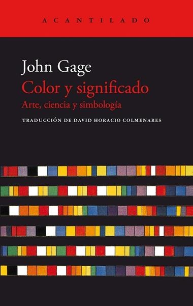 COLOR Y SIGNIFICADO | 9788419036407 | JOHN GAGE