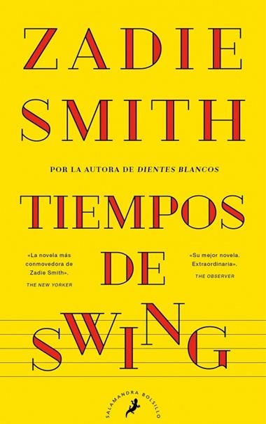Tiempos de swing | 9788418796685 | ZADIE SMITH