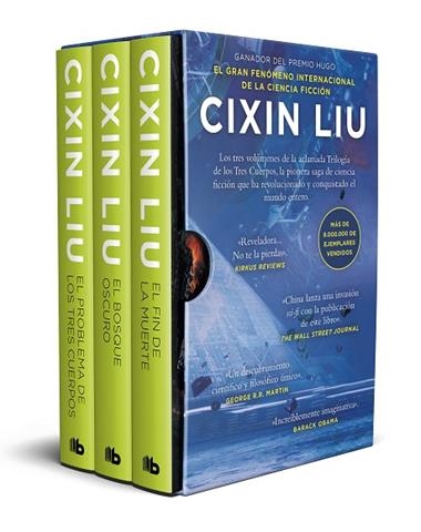 TRILOGÍA DE LOS TRES CUERPOS ESTUCHE EL PROBLEMA DE LOS TRES CUERPOS & EL BOSQUE OSCURO & EL FIN DE LA MUERTE | 9788413146928 | CIXIN LIU