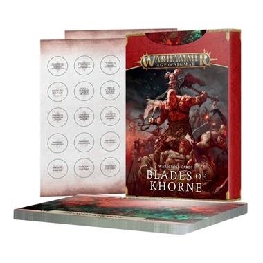 WARSCROLL CARDS: BLADES OF KHORNE (ESP) | 5011921184910 | GAMES WORKSHOP