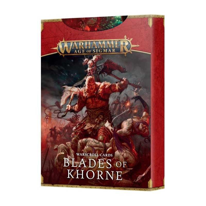 WARSCROLL CARDS: BLADES OF KHORNE (ENG) | 5011921184880 | GAMES WORKSHOP