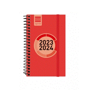 AGENDA ESCOLAR 2023-2024 SV ESPIRAL E3 VERMELL | 8422952357506 | FINOCAM