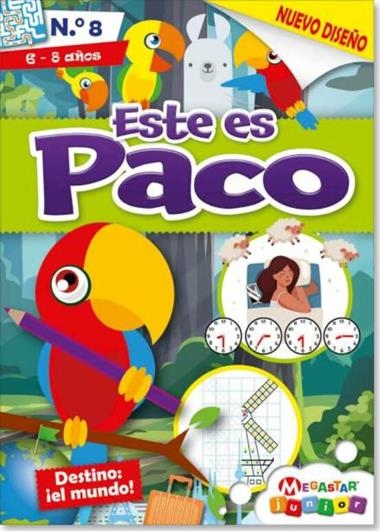 ESTE ES PACO PASATIEMPOS 6-8 AÑOS | 9789493313460 | VVAA