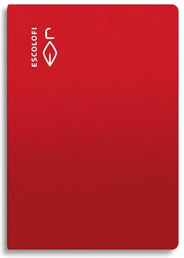 LLIBRETA DIN A5 HORITZONTAL VERMELL | 8427195032616 | ESCOLOFI