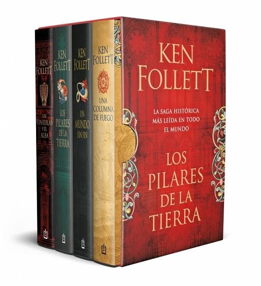 Estuche saga Los pilares de la tierra | 9788466372732 | KEN FOLLETT