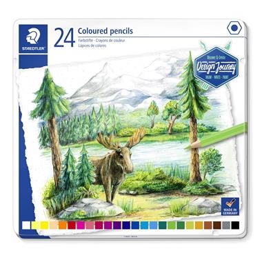 CAIXA METAL·LICA 24 LLAPIS DE COLORS  | 4007817055076 | STAEDTLER