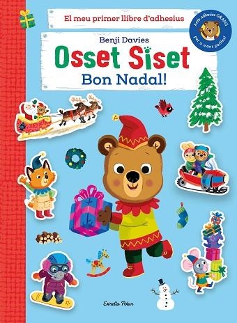 Osset Siset El meu primer llibre d'adhesius Bon Nadal | 9788413895505 | Benji Davies