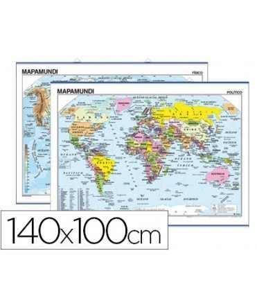 MAPAMUNDI FÍSIC I POLÍTIC 140 X 100 | 8436029290085 | EDIGOL