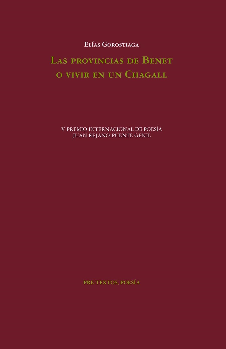 Las Provincias de Benet | 9788419633651 | Elias Gorostiaga