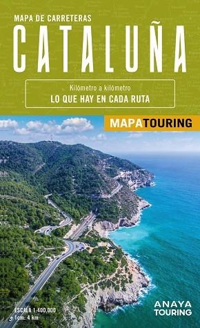 MAPA DE CARRETERAS DE CATALUÑA ESCALA 1:400.000 | 9788491587163 | ANAYA TOURING