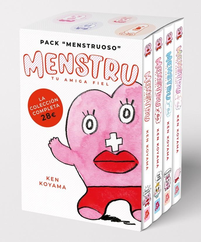 Pack menstruoso Menstru tu amiga fiel del 01 al 04 | 9788418739415 | KENKOYAMA