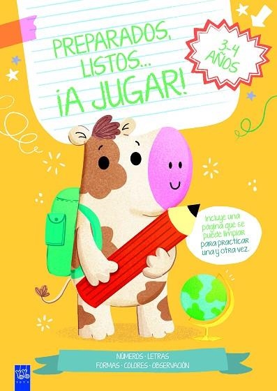 Preparados listos a jugar 3-4 años naranja | 9788408283928 | YOYO