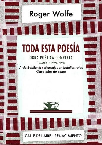 Toda esta poesia Obra poetica completa Tomo II | 9788410148505 | ROGER WOLFE