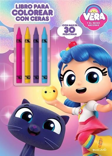 Vera y el Reino Arcoiris Libro para colorear con ceras | 9788408273011 | Vera y el Reino Arcoiris