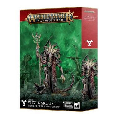 VIZZIK SKOUR PROPHET OF THE HORNED RAT | 5011921219001 | GAMES WORKSHOP