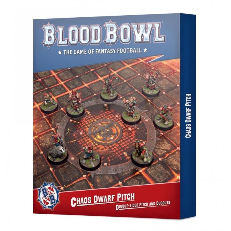 BB: CHAOS DWARF TEAM PITCH & DUGOUTS | 5011921233342 | GAMES WORKSHOP